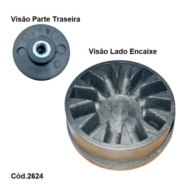 ARRASTE MANCAL DO LIQUIDIFICADOR VITALEX 2,0 A 10,0LITROS BAIXA ROTAçãO - AMORTECEDOR DE PARTIDA DO MOTOR PORCA 10,0MM - APENAS PARTE MOTOR - LIQ. IND - foto 1 de 2