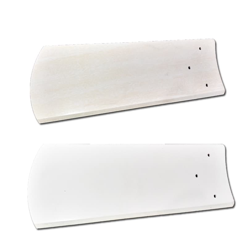 Pá MADEIRA PARA VENTILADOR DE TETO VENTI-DELTA GARRA GRANDE - Pá MDF MODELO GóTICA DUPLA FACE BRANCA/AREIA * SALDĂO NĂO ESTĂO 100% PERFEITAS - foto 1 de 1