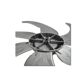 HELICE DE 50CM P/VENTILADOR LOREN SID 50CM 6PÁS CINZA PRD F-10,0MM C/TRAVA TRASEIRA TURBO 50 M2 - VITALEX 50CM 6PAS - 430X6I PR F.10,0MM