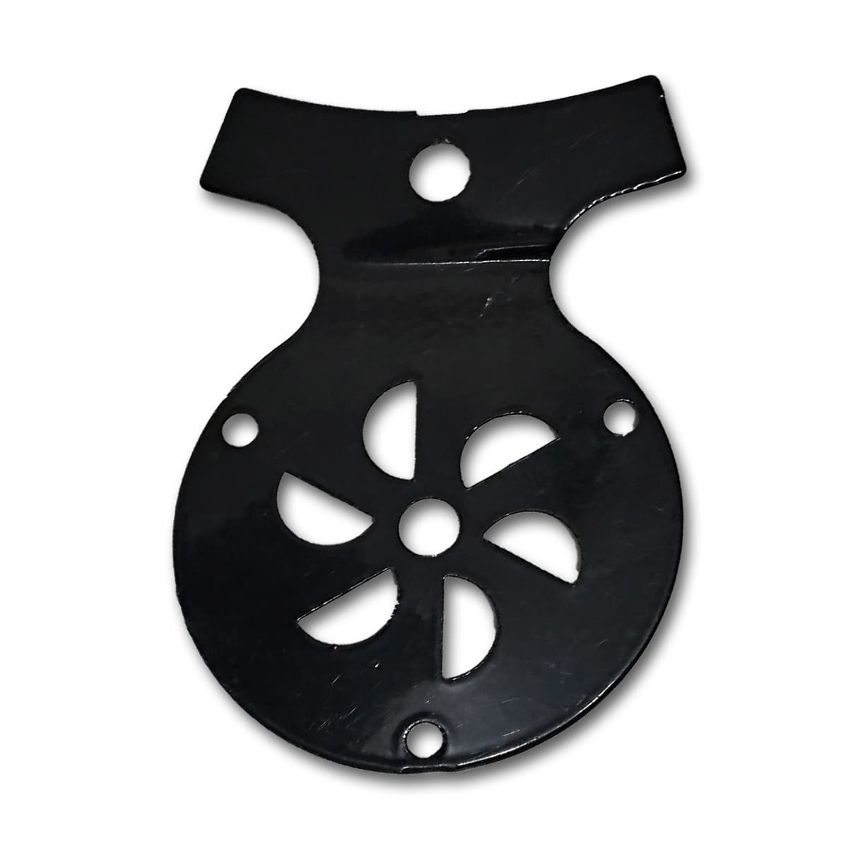 GARRA SUPORTE DE PÁ DO VENTILADOR DE TETO LOREN SID M1 M2 PRETA - VENDIDA P/UNIDADE - NĂO ACOMPANHA PARAFUSOS+PORCAS - foto 1 de 1