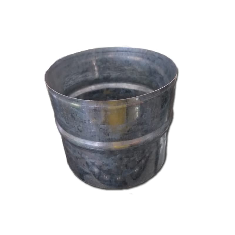 Colarinho para Emenda em Tubos Flexíveis 120X120MM - Flange Metal galvanizada para Duto Flexível de 12x12cm - foto 1 de 1