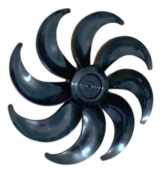 HELICE DE 40CM VENTILADOR MONDIAL 8P PRETA - E08,0MM - SUPER TURBO FORCE 8 NVT-40-8P VTX-40 PARA: 8892-01