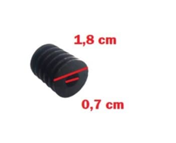 ENGRENAGEM ROSCA SEM FIM DO VENTILADOR LOREN SID OSCILANTE 30/40/50/60CM - PARA CAIXA DE ENGRENAGENS PADRăO INCLUSIVE ORBITAL