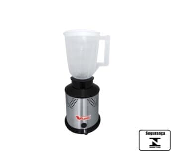 Liquidificador Industrial 01,5LT Alta Rotaçăo Vitalex 110V500W-Consumo/800W-Potęncia 18000RPM - Copo Plástico - Modelo: LI-01,5/127V