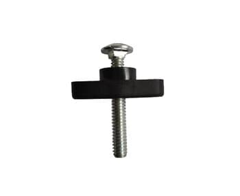 PARAFUSO P/FIXAR VENTILADOR DE PAREDE - KIT BORBOLETA C/PORCA E CAPA PLASTICA RETA - COR PRETA - VENTISOL