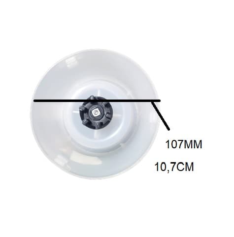 COPO P/LIQUIDIFICADOR BRITANIA DIAMANTE TRANSLUCIDO - COPO P/ELECTROLUX CHEF - foto 1 de 2