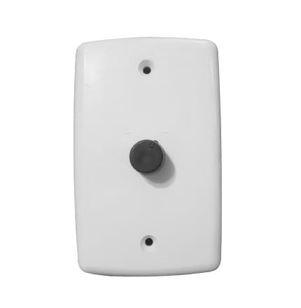 CHAVE P/VENTILADOR DE PAREDE VENTNEW ATÉ 170W - ESPELHO 4X2 DIMER ROTATIVO BIVOLTS COM OFF BOTĂO LIGA+DESLIGA - foto 1 de 1