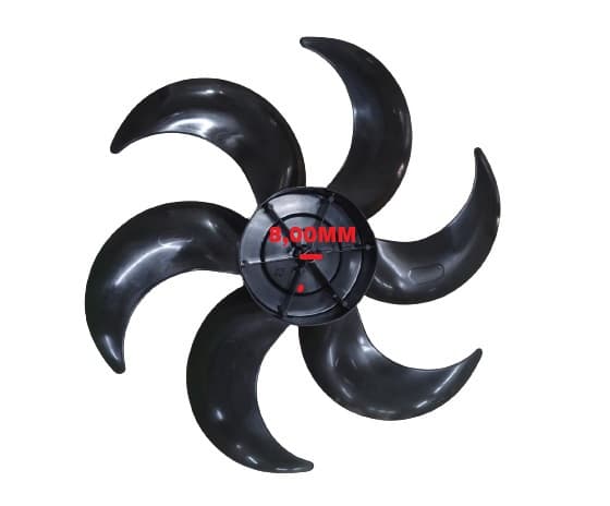 HELICE DE 40CM P/VENTILADOR CADENCE VTR470 VENTILAR EROS SUPREME 6PAS PL COR PRETA - FURO 08,0MM PML S/TRAVA TRASEIRA - OSTER OVTR480 - foto 1 de 2