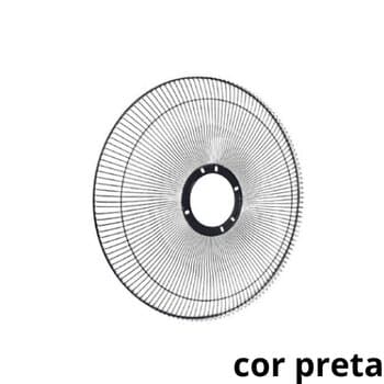 GRADE P/VENTILADOR 50CM VENTI-DELTA PREMIUM GOLD METAL PRETA 01UN COL/MESA/PAREDE -DIANTEIRA OU TRASEIRA-*VENDIDA P/UNIDADE - SERVE P/ARGE STYLO TWIST