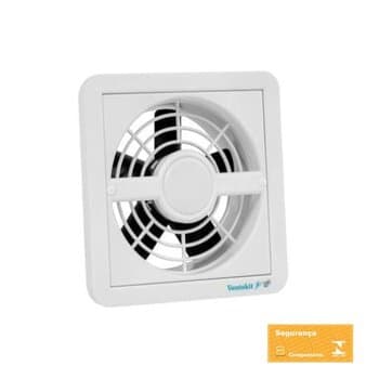 EXAUSTOR DE 15CM P/BANHEIRO RENOVADOR DE AR P/ATÉ 12M2 KIT-BIV40W VAZAO-00280M3H 150MM VENTOKIT C280D C/SENSOR DE PRESENCA