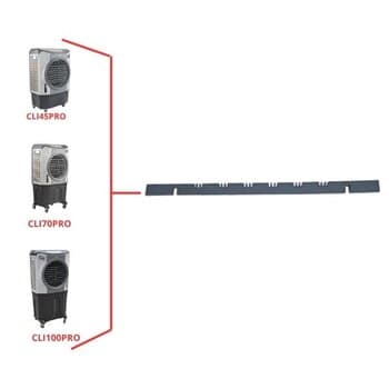 FIXADOR HORIZONTAL INTERNO TRAVA DAS ALETAS VERTICAIS INTERNAS P/CLIMATIZADOR VENTISOL CLI45LT CLI70LT CLI100LT PRO/PRO2