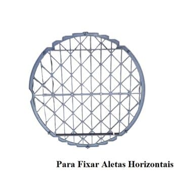 CARENAGEM GRADE INTERNA REDONDA P/CLIMATIZADOR VENTISOL - FIXADORA DAS ALETAS HORIZONTAIS - LINHA PRÓ CLI45LT CLI70LT CLI100LT PRO/PRO2