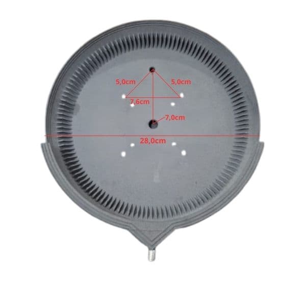 PRATO EVAPORADOR PULVERIZANTE P/CLIMATIZADOR EBONE FOG1 FOG2 AG-CLIMATIZADORES / DELTA BRISA ECO EVOLUTION - PRATO MENOR FOG I FOG II