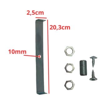 SUPORTE P/PLAFON PAINEL LED21CM 22CM - KIT ESPECIAL P/INSTALAR EM VENTILADOR DE TETO DE VÁRIAS MARCAS