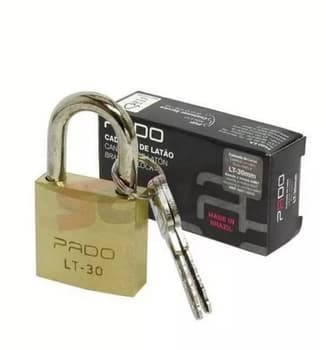 CADEADO CR30 PADO / PAPAIZ / SOPRANO - CADEADO 30MM - SERá ENVIADO A PEçA DA MARCA DISPONíVEL EM NOSSO ESTOQUE.