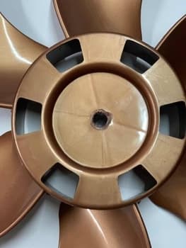 HELICE DE 40CM VENTILADOR VENTISOL 40CM 6P BRONZE TURBO6 F08,0MM FIXAR C/PORCA R/ESQ N/PONTA DO EIXO C/TRAVA TRASEIRA