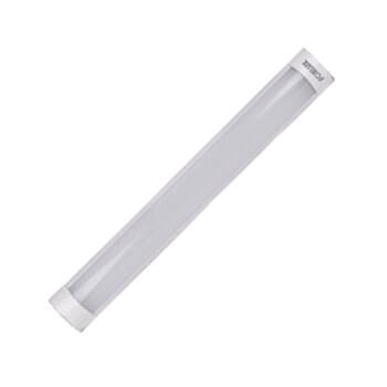 LUMINARIA LED FOXLUX SLIM BIVOLT - LUZ BRANCA 18W 6500K 60CM - LUMINARIA COMPLETA COM LED18W BIVOLTS