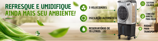 Climatizador de Ar Portátil Evaporativo